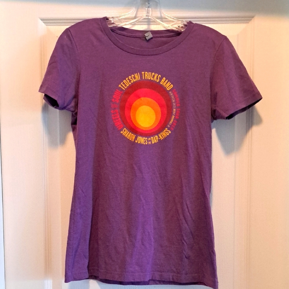 Purple Band T-Shirt. Womens Large. Tedeschi Trucks Band & Sharon Jones